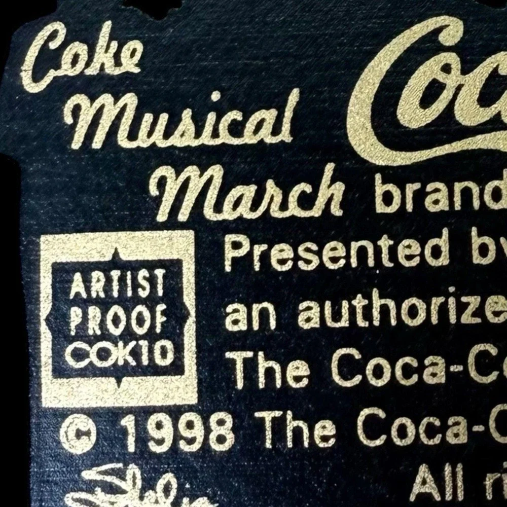Coca Cola‎ Coke Musical March Shelia's Collection Marching Band Shelf Sitter